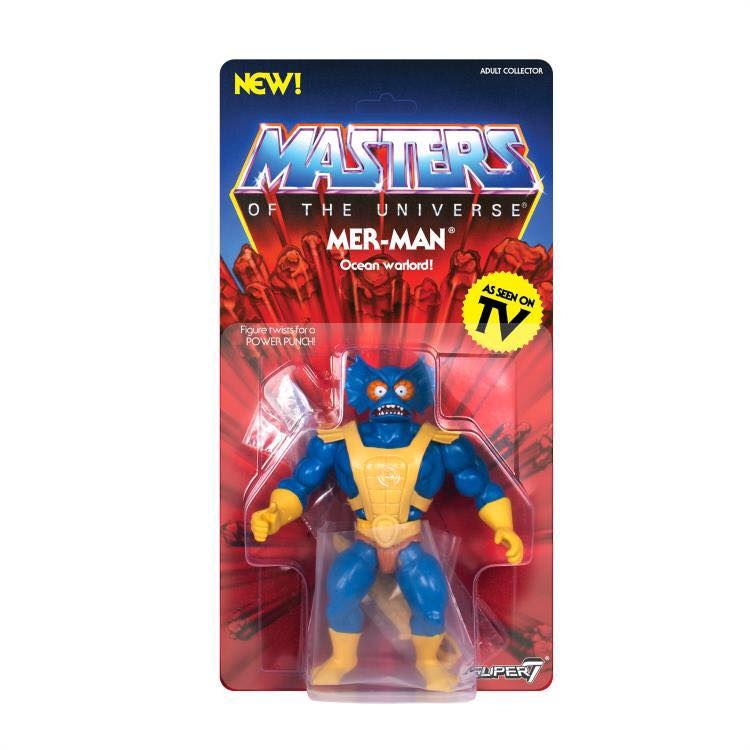 Super 7 Masters Of The Universe Merman Vintage Action Figure – Kapow Toys