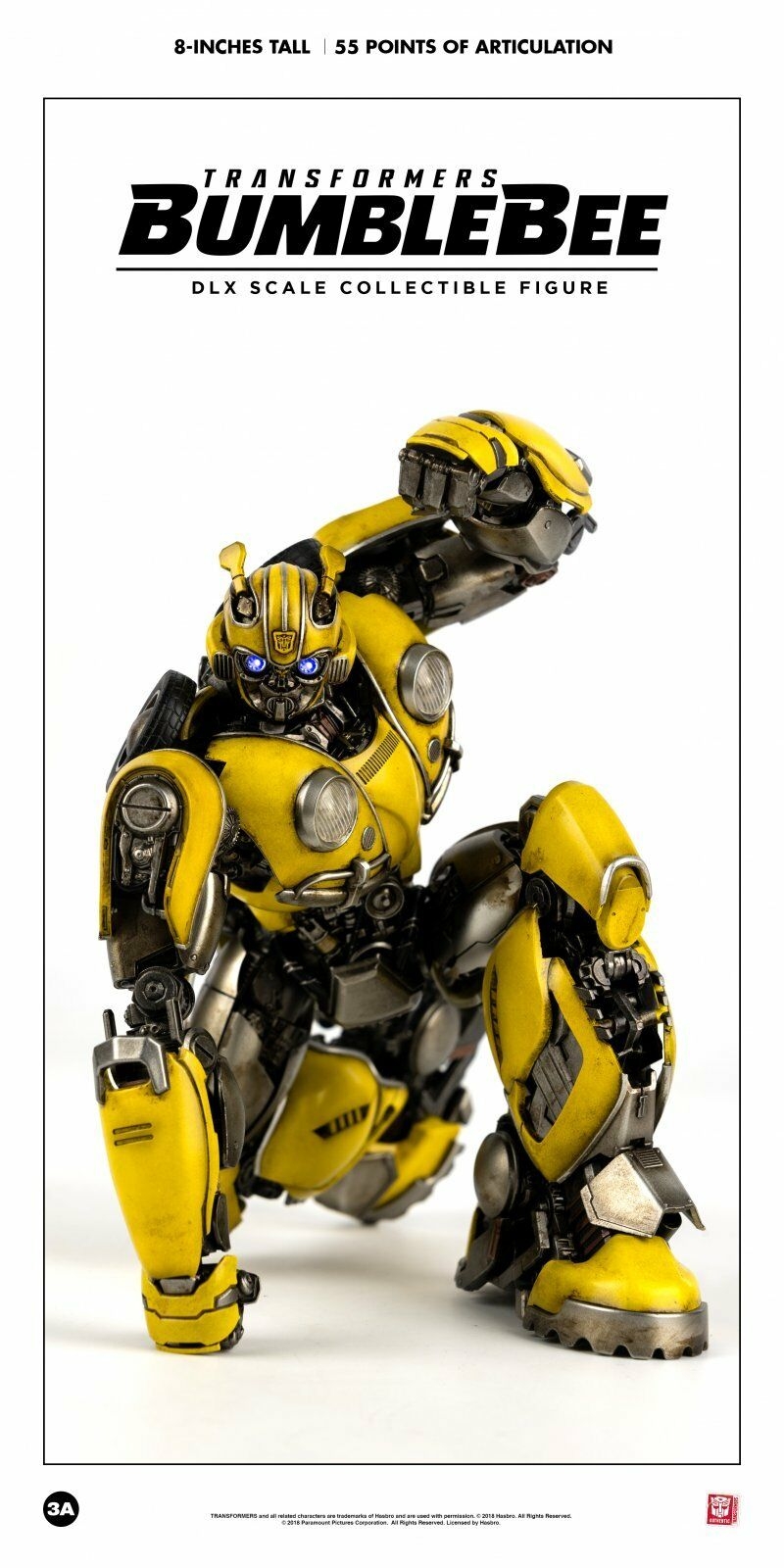 Threezero Bumblebee Movie Deluxe Bumblebee 8 Inch Action Figure