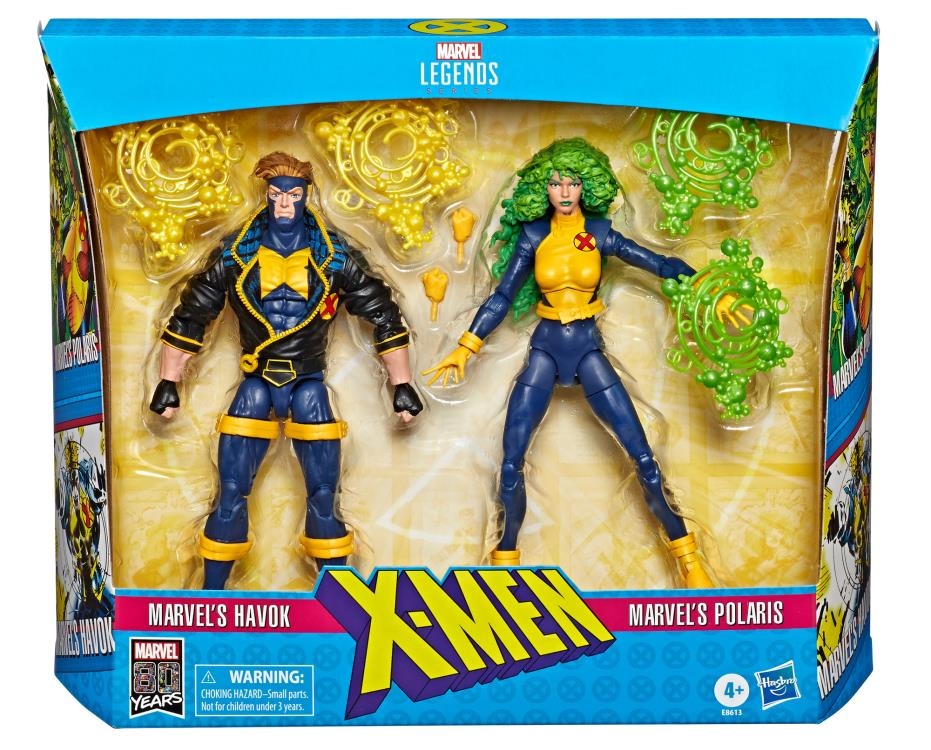 Marvel Legends 80th Anniversary X-Factor Havok and Polaris 2 Pack