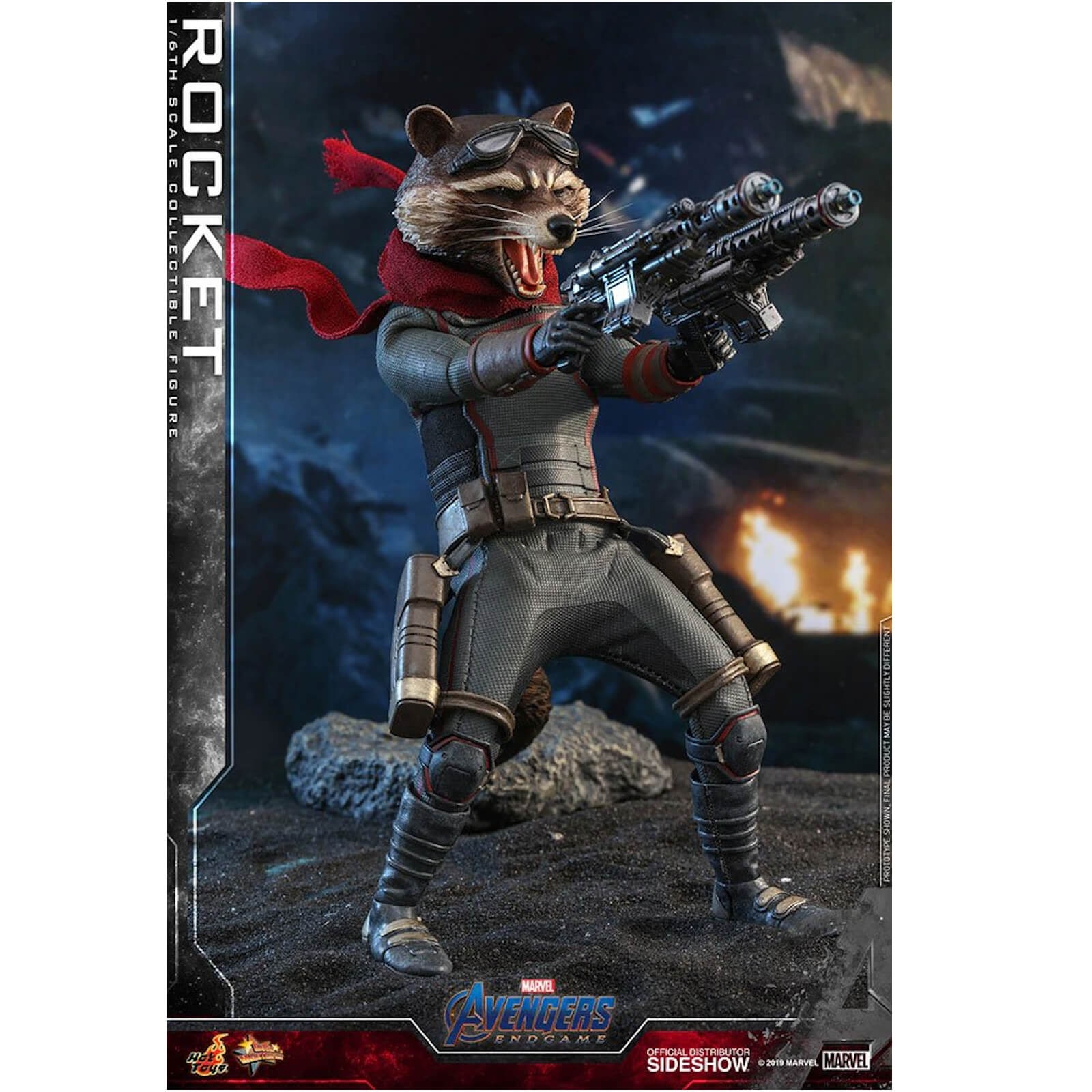 rocket raccoon hot toys endgame