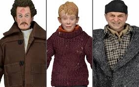 NECA Home Alone Retro Clothed 8 Inch Set of 3 Kevin, Harry & Marv