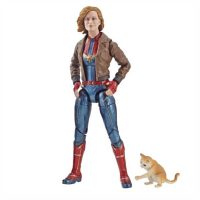 Marvel Legends Captain Marvel Captain Marvel and Bomber Jacket with Goose the Cat