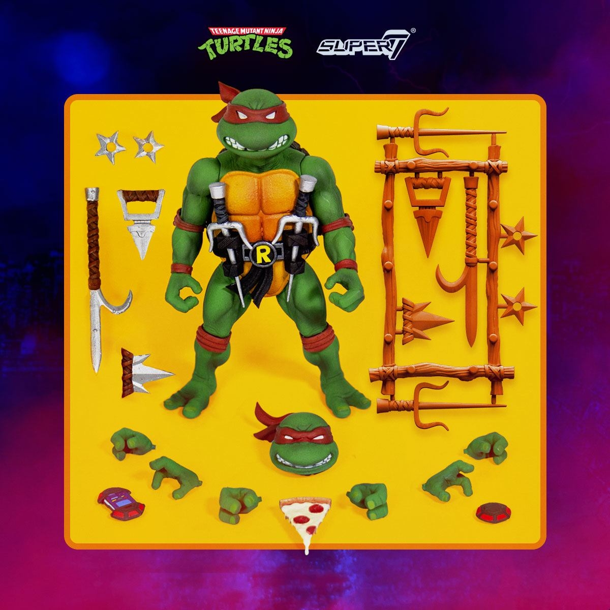 Super7 Teenage Mutant Ninja Turtles Raphael ( V2 ) – Kapow Toys