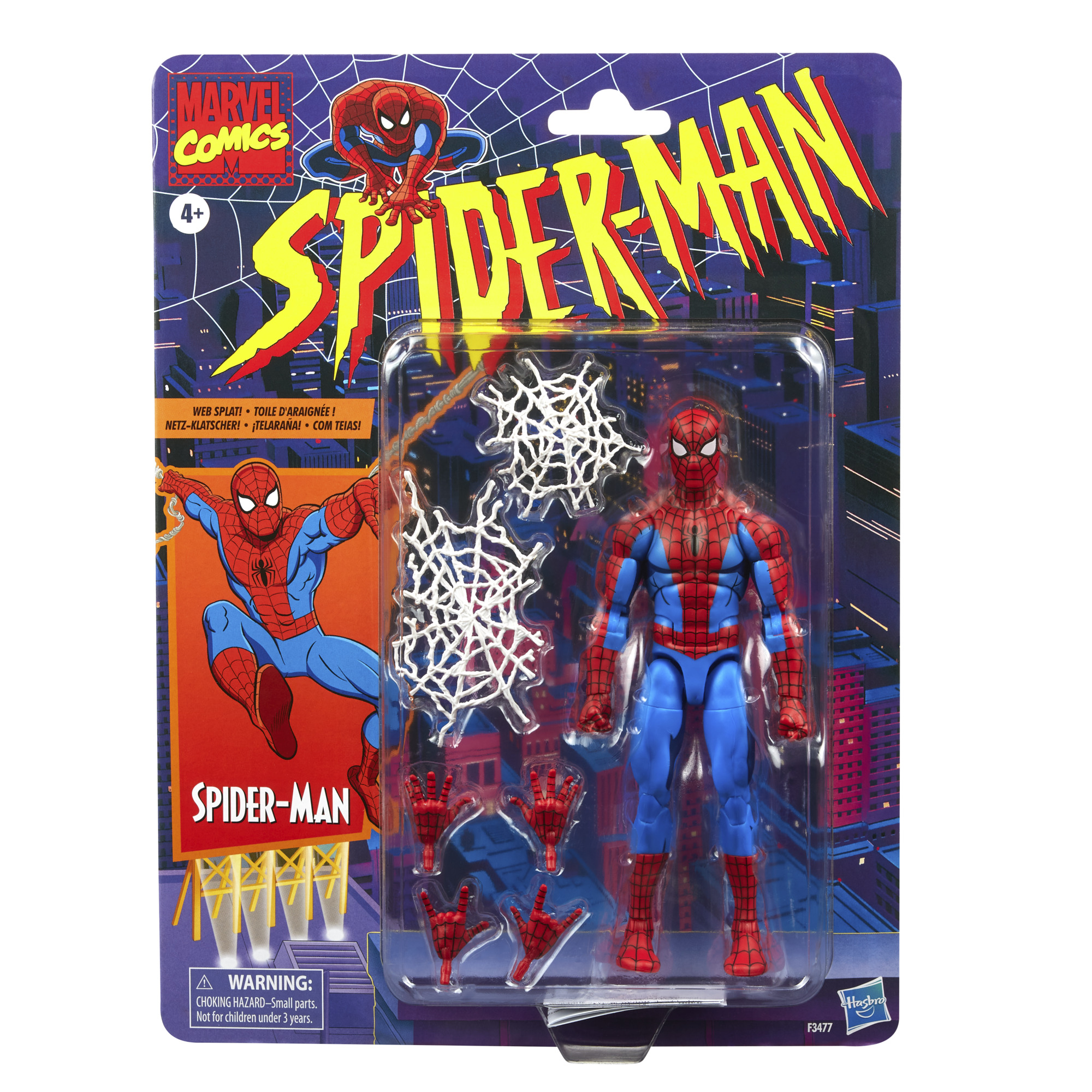 Marvel Legends Retro Series Cell Shaded Spider-Man Action Figure ( IMPORT )  – Kapow Toys