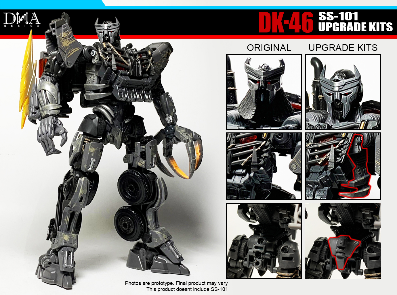 DNA Design DK46 Scourge Upgrade Kit Kapow Toys