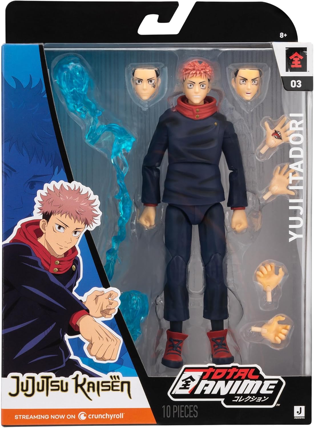 Total Anime Jujutsu Kaisen Yuji Idatori Action Figure