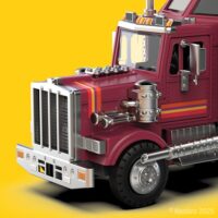 The Loyal Subjects M.A.S.K SDCC Rhino with T-Bob and Scott Trakker