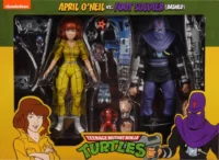 NECA Teenage Mutant Ninja Turtles April O’Neil and Foot Soldier TMNT Action Figure 2 Pack