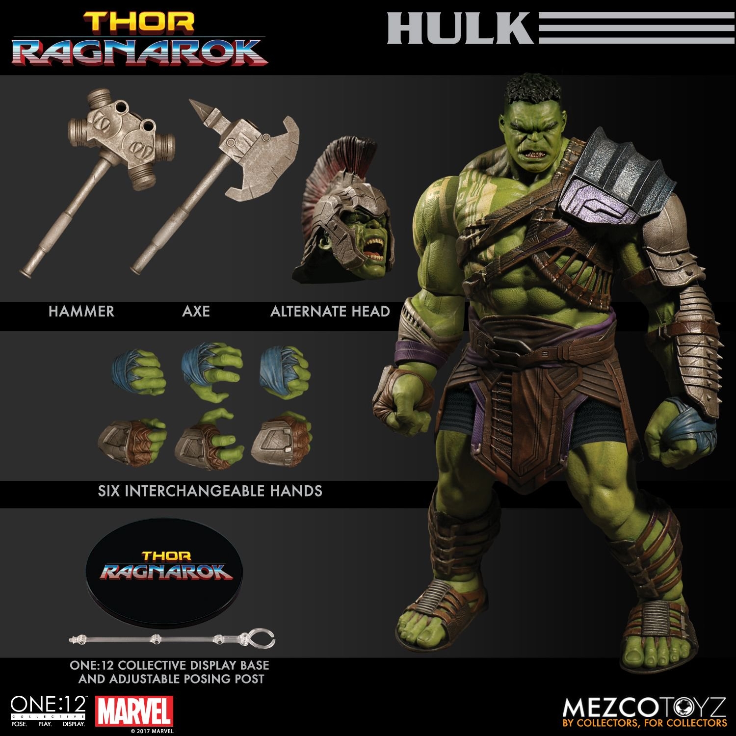 Mezco One:12 Collective Thor Ragnarok Gladiator Hulk Action Figure – Kapow  Toys