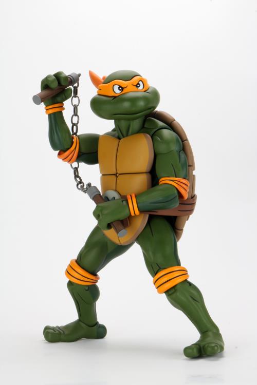 NECA Teenage Mutant Ninja Turtles 1/4 Scale Toon Michelangelo – Kapow Toys