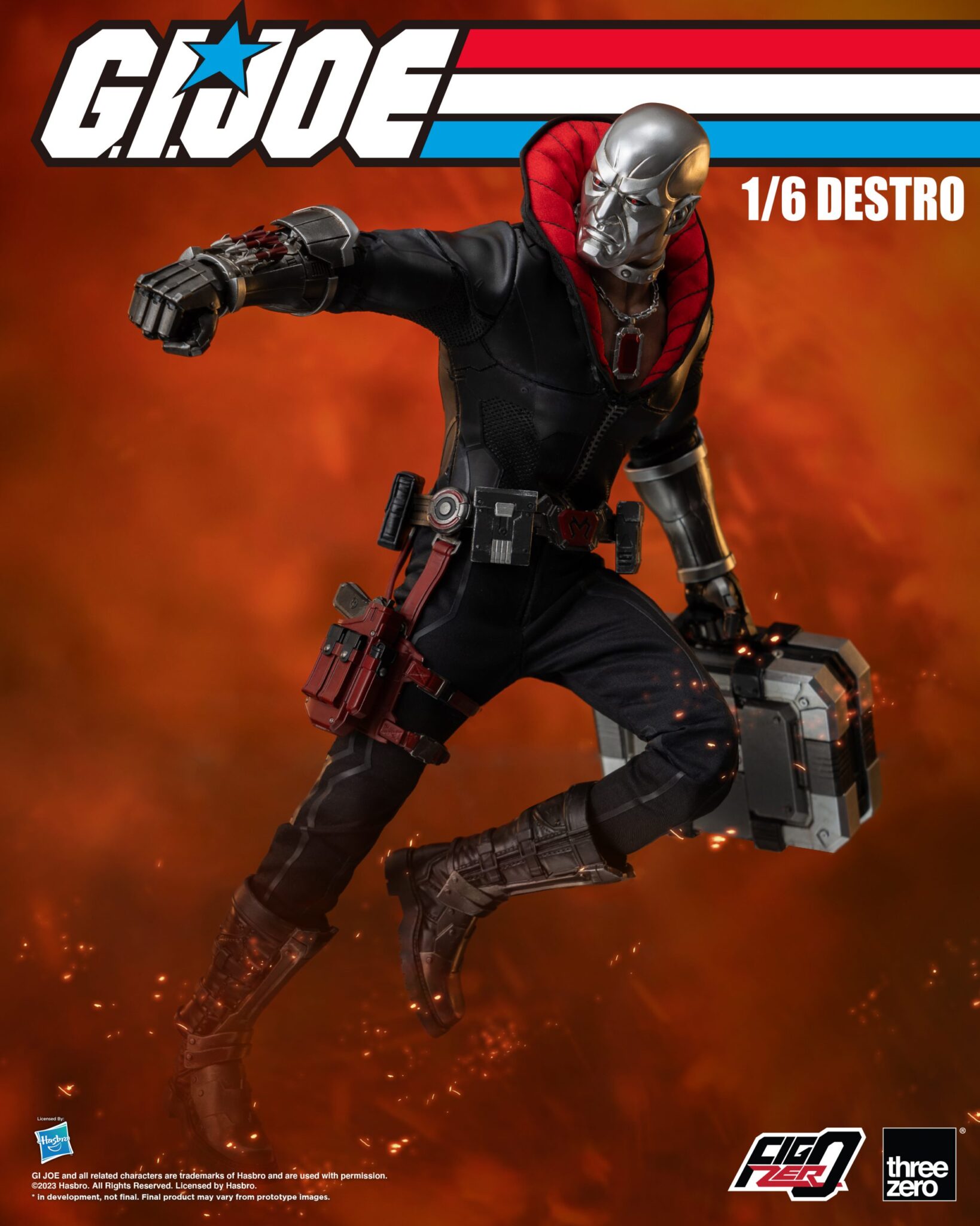 Threezero Figzero G.i.joe Destro 1 6 Scale Figure – Kapow Toys