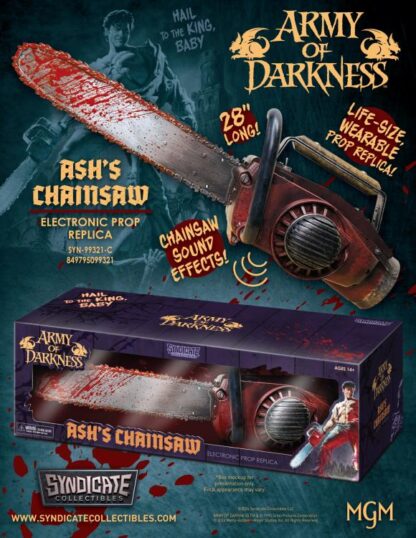Army of Darkness Ash's Chainsaw Evil Dead Electronic Prop Replica