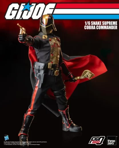 Threezero G.I. Joe FigZero Snake Supreme Cobra Commander Exclusive
