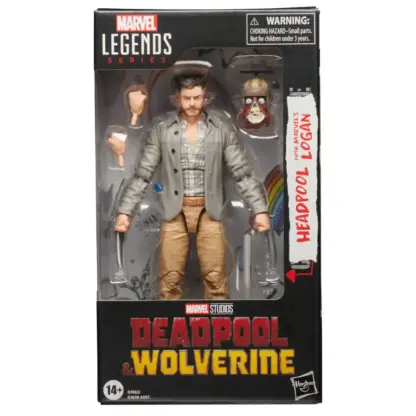 Marvel Legends Deadpool and Wolverine Headpool and Logan Action Figure