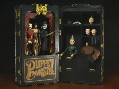 NECA Puppet Master Leech Woman and Toulon's Puppet Case Set