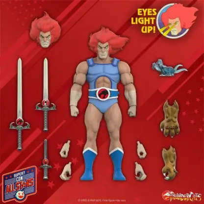 Super7 ThunderCats Ultimates Lion-O ( LED Eyes ) Action Figure