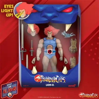 Super7 ThunderCats Ultimates Lion-O ( LED Eyes ) Action Figure