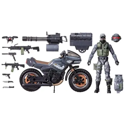 G.I.Joe Classified Nightforce Shockwave and Pursuit Cycle