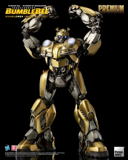 Threezero Transformers Bumblebee PREMIUM Gold Bumblebee Figure