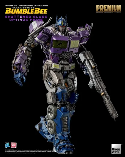 Threezero Transformers Shattered Glass PREMIUM Optimus Prime Figure