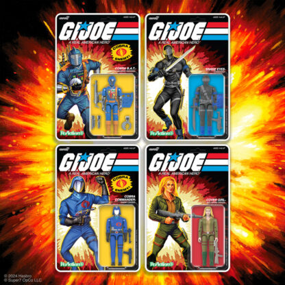 Super7 G.I.Joe O-Ring Wave 1 Set of 4