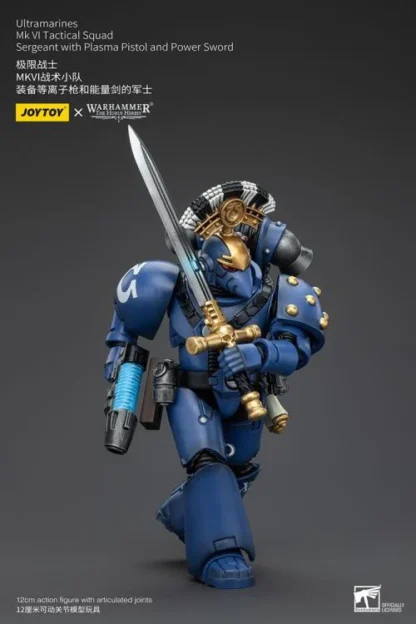 JoyToy The Horus Heresy Ultramarines MKVI Tactical Squad Sergeant with Plasma Pistol and Power Sword