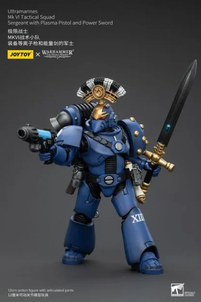 JoyToy The Horus Heresy Ultramarines MKVI Tactical Squad Sergeant with Plasma Pistol and Power Sword