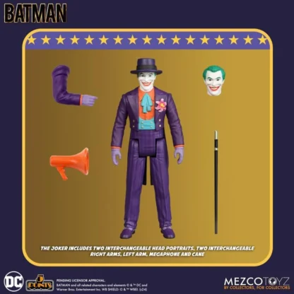 Mezco 5 Points Batman (1989) Action Figures Set of 3