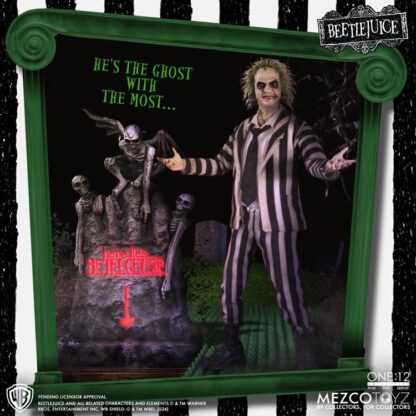 Mezco One:12 Collective Beetlejuice ( 1988 ) Deluxe Edition Action Figure