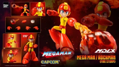 Threezero Mega Man MDLX Articulated Figure Series Mega Man (Fire Storm)