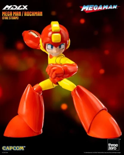 Threezero Mega Man MDLX Articulated Figure Series Mega Man (Fire Storm)