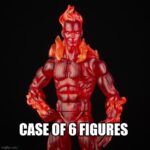 Marvel Legends Fantastic Four Human Torch Case of 6